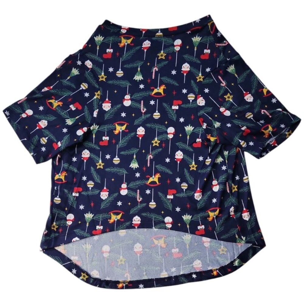 Member's Mark Family Sleep Stretch Easy Care Pet Pajama Coat - Navy